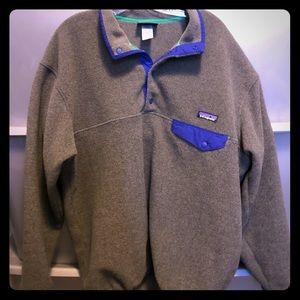 Patagonia Synchilla men’s button up (gray)